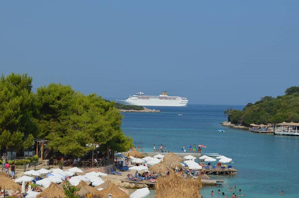 Hotel Moscopole Ksamil Kültér fotó